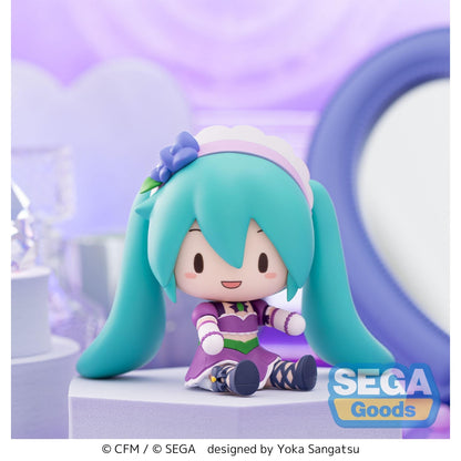 Good Smile Company Hatsune MikuXLove and Berry Dress Up and Dance! Fuwa Petit Chibi Figure Sparkly Purple Figurine