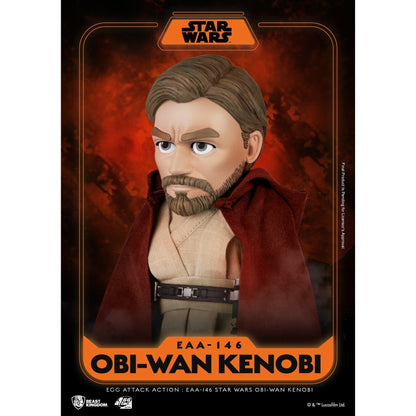 Beast Kingdom Egg Attack Action Star Wars Obi Wan Kenobi Figurine
