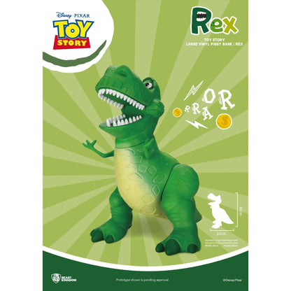 Beast Kingdom Piggy Bank Vinyl Large Toy Story Rex Figurine