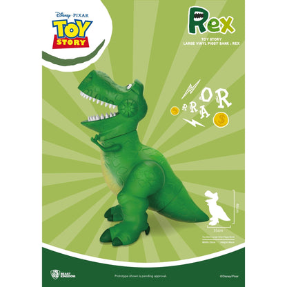 Beast Kingdom Piggy Bank Vinyl Large Toy Story Rex Figurine