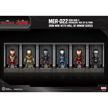 Beast Kingdom Mini Egg Attack Iron Man 3 Iron Man Mark XXII with Hall of Armor Figurine