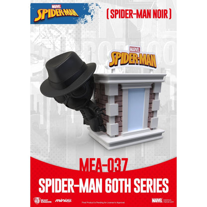 Beast Kingdom Mini Egg Attack Spider-Man 60th Anniversary Series Bright Box Set 6 in the Assortment Figurine