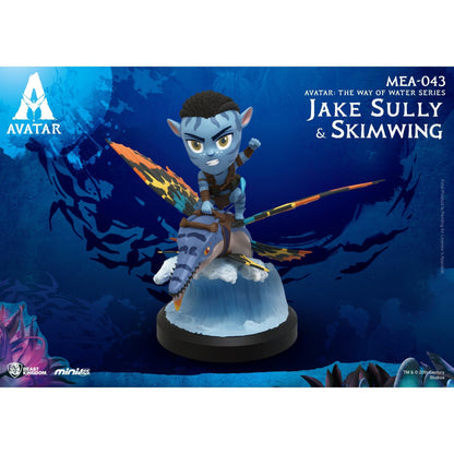 Beast Kingdom Mini Egg Attack Avatar the Way of Water Series Jake Sully & Skimwing Figurine