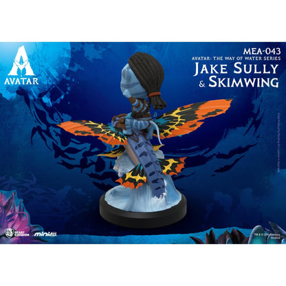 Beast Kingdom Mini Egg Attack Avatar the Way of Water Series Jake Sully & Skimwing Figurine