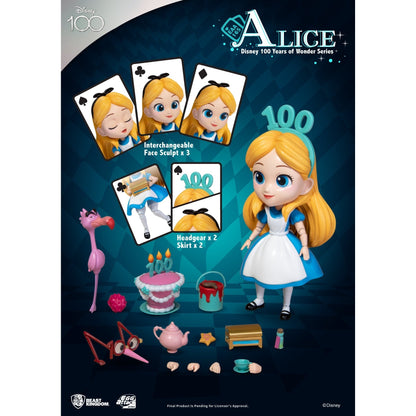Beast Kingdom Egg Attack Action Disney 100 Years of Wonder Alice Figurine