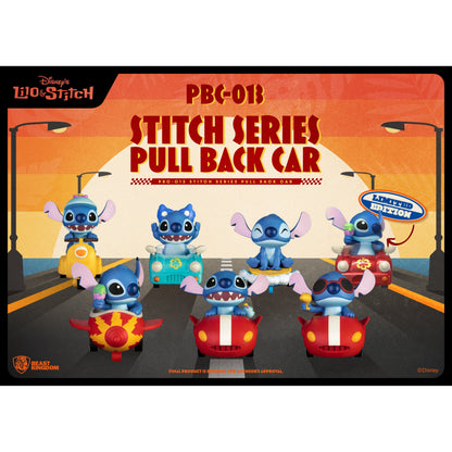 Beast Kingdom Pull Back Car Series Stitch Series 6 in the Assortment Figurine