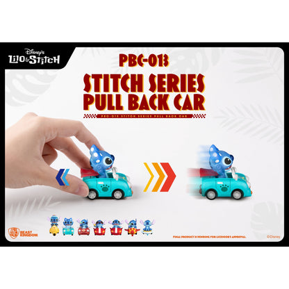 Beast Kingdom Pull Back Car Series Stitch Series 6 in the Assortment Figurine