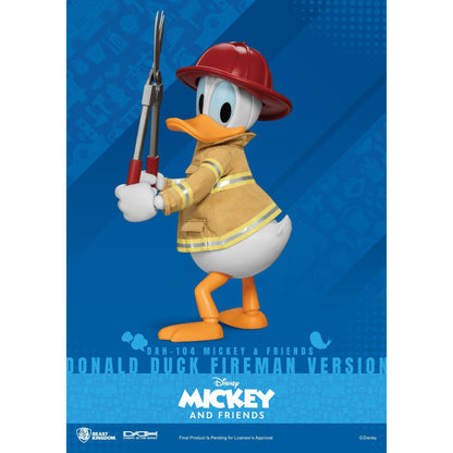 Beast Kingdom Dynamic Action Heroes Mickey & Friends Donald Duck Fireman Version Figurine