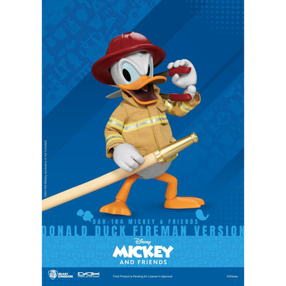 Beast Kingdom Dynamic Action Heroes Mickey & Friends Donald Duck Fireman Version Figurine