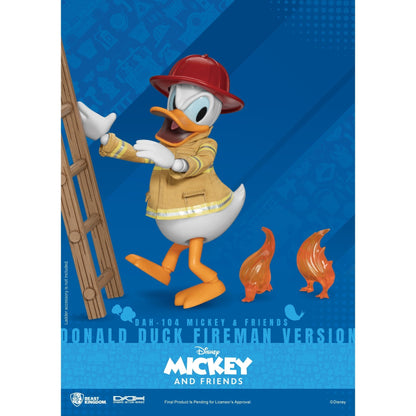 Beast Kingdom Dynamic Action Heroes Mickey & Friends Donald Duck Fireman Version Figurine