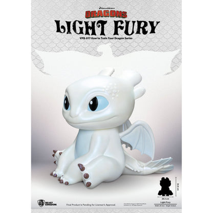 Beast Kingdom Piggy Bank Vinyl Large How to Train Your Dragon Series Light Fury Figurine