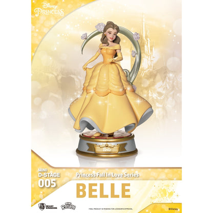 Beast Kingdom Mini D Stage Disney Princess Fall In Love Series Belle Figurine
