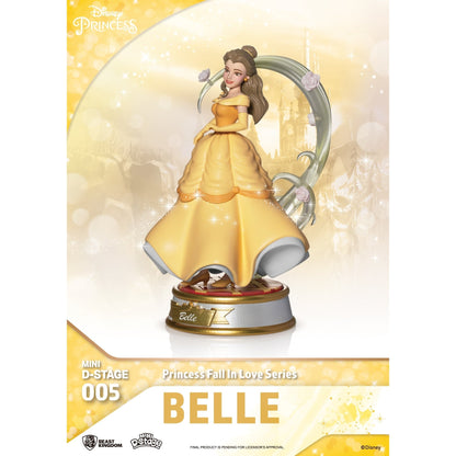 Beast Kingdom Mini D Stage Disney Princess Fall In Love Series Belle Figurine