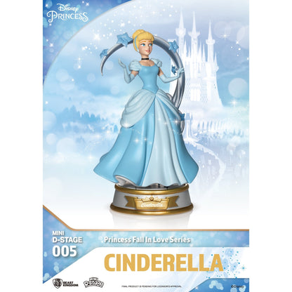 Beast Kingdom Mini D Stage Disney Princess Fall In Love Series Cindrella Figurine