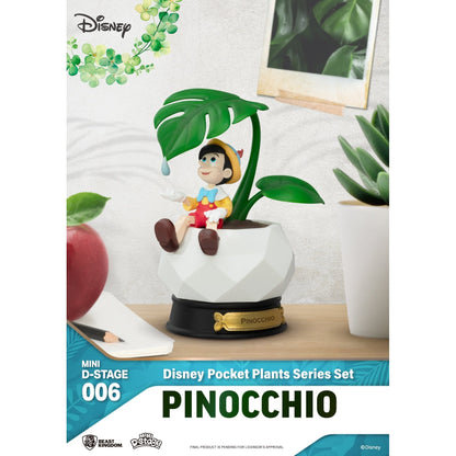 Beast Kingdom Mini D Stage Disney Pocket Plants Series Pinocchio Figurine