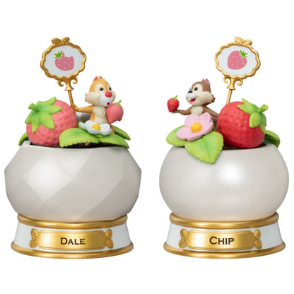 Beast Kingdom Mini D Stage Disney Pocket Plants Series Strawberry Special Edition Set Chip n Dale Figurine