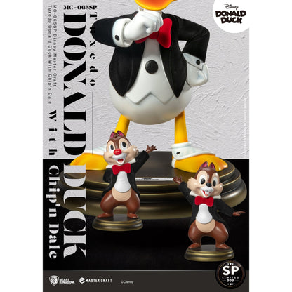 Beast Kingdom Master Craft Tuxedo Donald Duck with Chip'n Dale Figurine