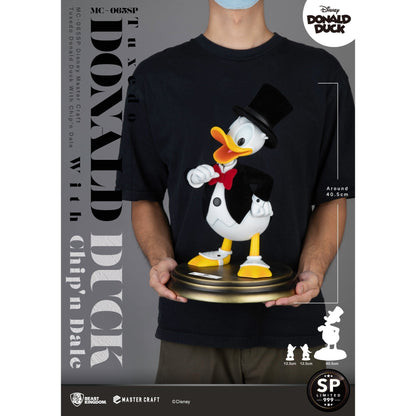 Beast Kingdom Master Craft Tuxedo Donald Duck with Chip'n Dale Figurine