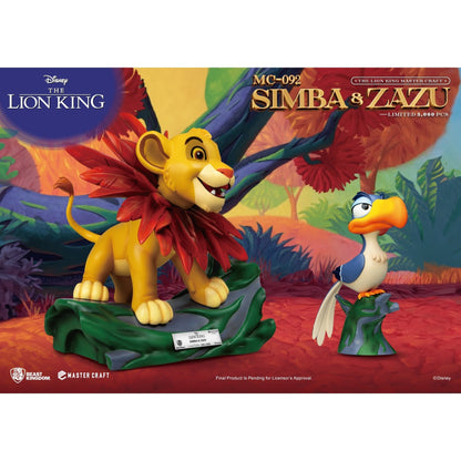 Beast Kingdom Master Craft The Lion King Little Simba & Zazu Figurine