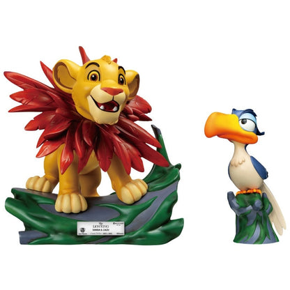 Beast Kingdom Master Craft The Lion King Little Simba & Zazu Figurine