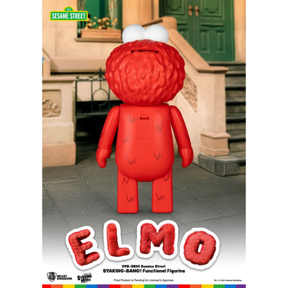 Beast Kingdom Piggy Bank Vinyl Large Sesame Street SYAKING-BANG!! Functional Figurine Elmo Figurine