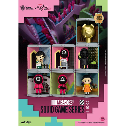 Beast Kingdom Mini Egg Attack Squid Game Series Blind Box Set 6 in the Assortment Figurine