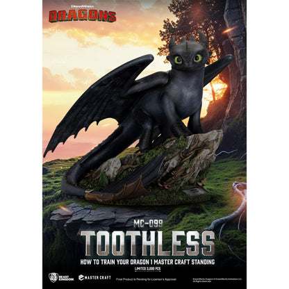 Beast Kingdom Master Craft How to Train Your Dragon Standing Toothless Figurine