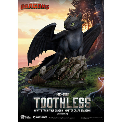 Beast Kingdom Master Craft How to Train Your Dragon Standing Toothless Figurine