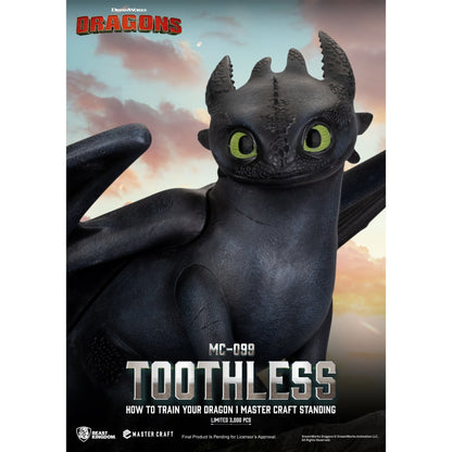 Beast Kingdom Master Craft How to Train Your Dragon Standing Toothless Figurine