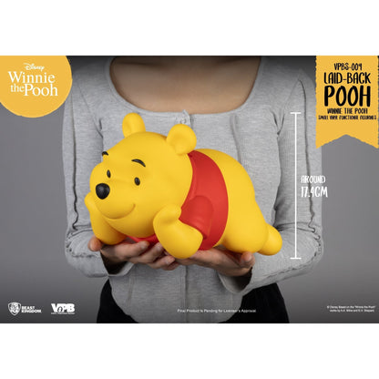 Beast Kingdom Piggy Bank Vinyl Small Winnie the Pooh Laid Back Pooh Figurine