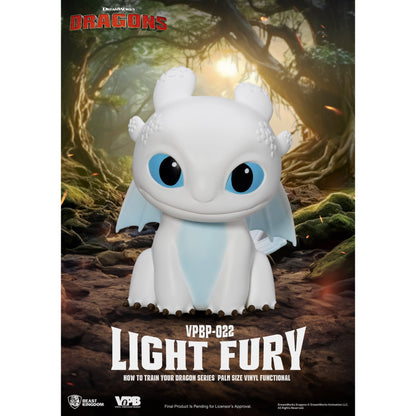 Beast Kingdom Piggy Bank How to Train Your Dragon Series Palm Size Vinyl Functional Figurine Light Fury Figurine