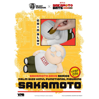 Beast Kingdom Piggy Bank Sakamoto Days Series Palm Size Vinyl Functional Figurine Taro Sakamoto Figurine