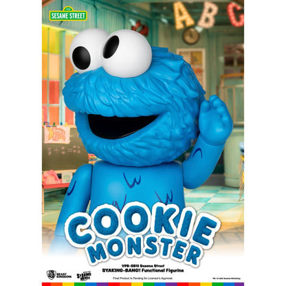 Beast Kingdom Piggy Bank Vinyl Large SYAKING-BANG!! Functional Figurine Sesame Street Cookie Monster Figurine