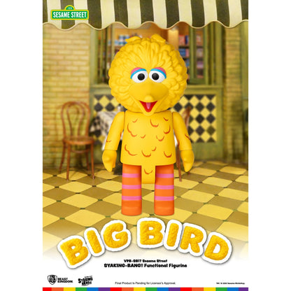 Beast Kingdom Piggy Bank Vinyl Large SYAKING-BANG!! Functional Figurine Sesame Street Big Bird Figurine