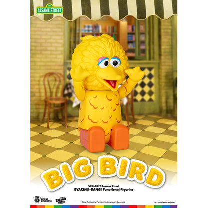 Beast Kingdom Piggy Bank Vinyl Large SYAKING-BANG!! Functional Figurine Sesame Street Big Bird Figurine