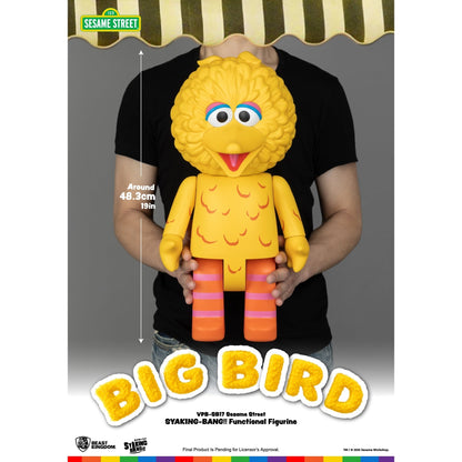 Beast Kingdom Piggy Bank Vinyl Large SYAKING-BANG!! Functional Figurine Sesame Street Big Bird Figurine