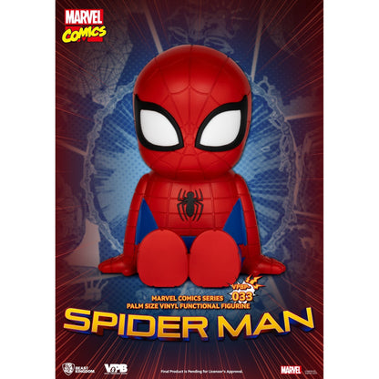 Beast Kingdom Piggy Bank MARVEL COMICS Series Palm Size Vinyl Functional Figurine Spiderman Figurine