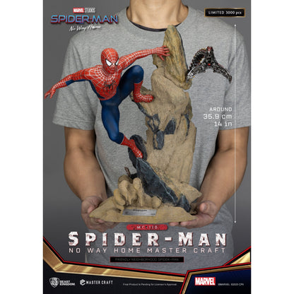 Beast Kingdom Master Craft Spiderman No Way Home Friendly Neighborhood Spiderman Figurine