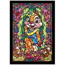 Tenyo Puzzle Disney Chip 'n' Dale Clarice Stained Glass Puzzle 266 pieces