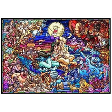 Tenyo Puzzle Disney Aladdin Story Stained Glass Puzzle 1,000 pieces