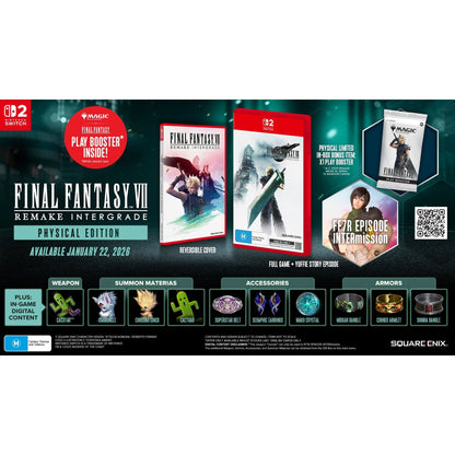 SW2 FINAL FANTASY VII Remake Intergrade Includes Magic The Gathering FINAL FANTASY Play Booster Game