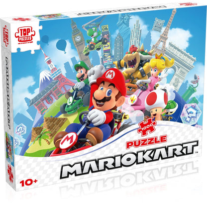 Winning Moves Super Mario - Mariokart Around the World 1000 Pce Puzzle