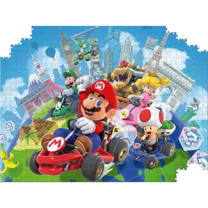 Winning Moves Super Mario - Mariokart Around the World 1000 Pce Puzzle