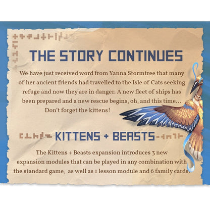 The Isle of Cats Kittens and Beasts Expansion Game