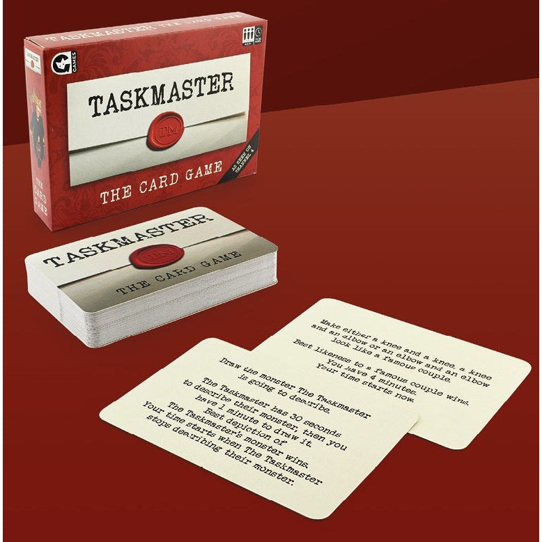 Taskmaster Card Example Taskmaster The Card Game Game – SuperGamers