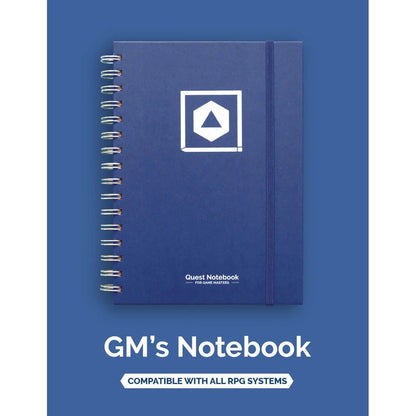Game Master's Quest Journal - Heroic Blue Game