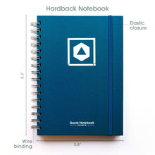 D&D Character Quest Notebook - Heroic Blue Dungeons & Dragons Game
