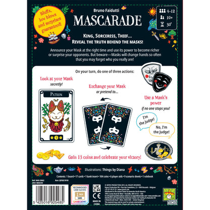 Asmodee Mascarade 2nd Edition Game