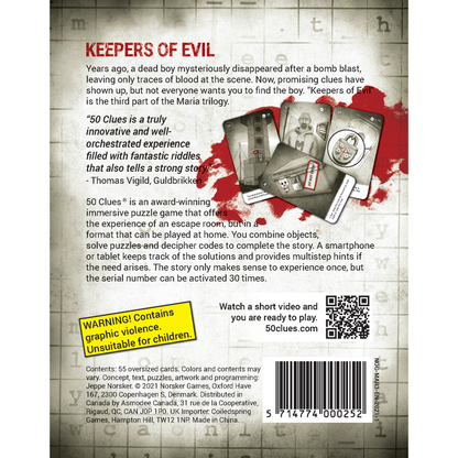 50 Clues Season 2 - Maria Part 3 - Keepers of evil Game