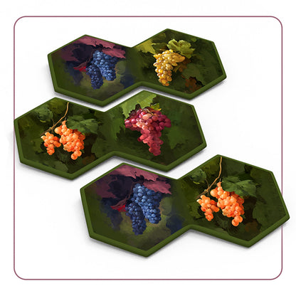 Castles of Burgundy Special Edition Upgraded Hex Acrilic
